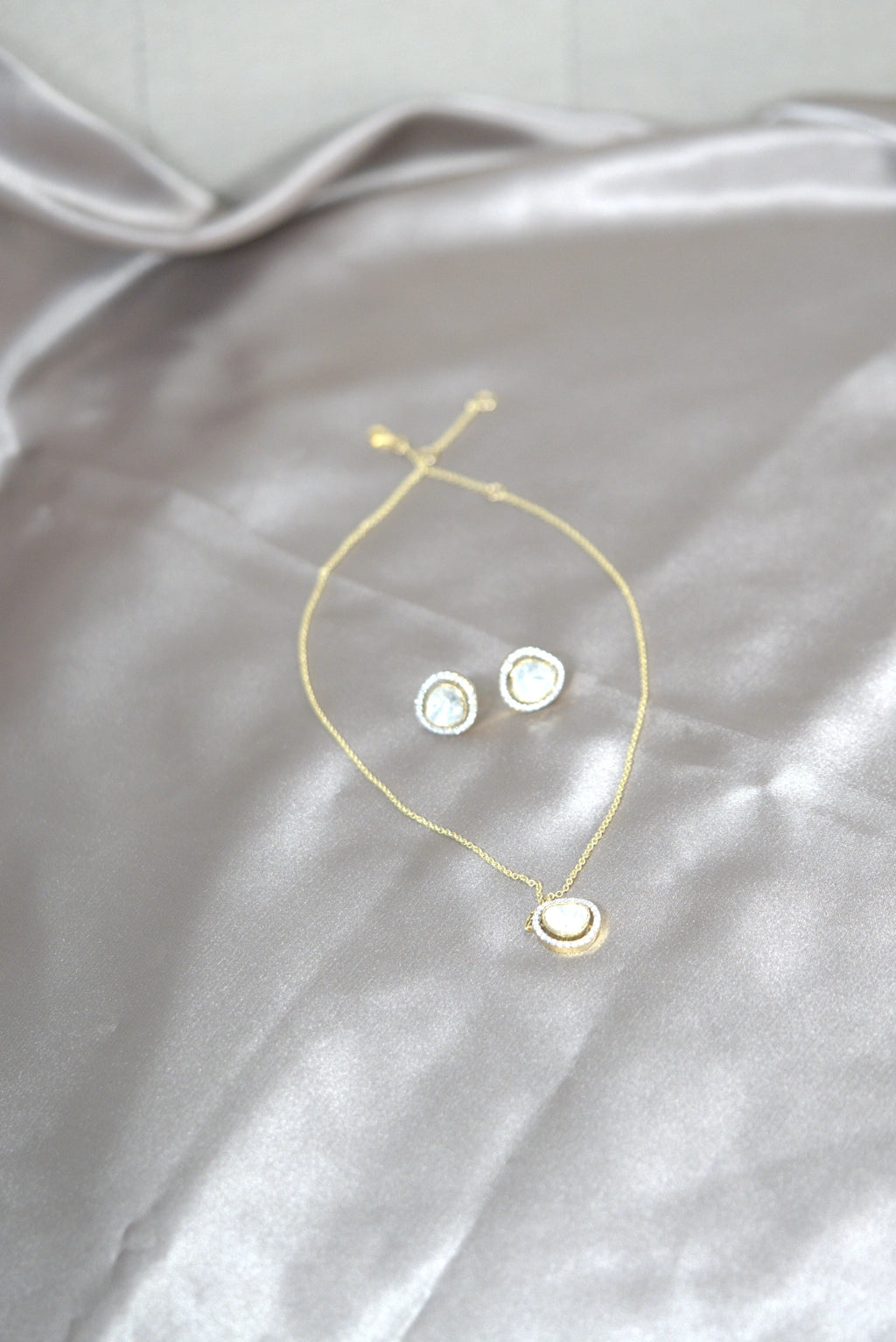 Uncut Diamond Necklace