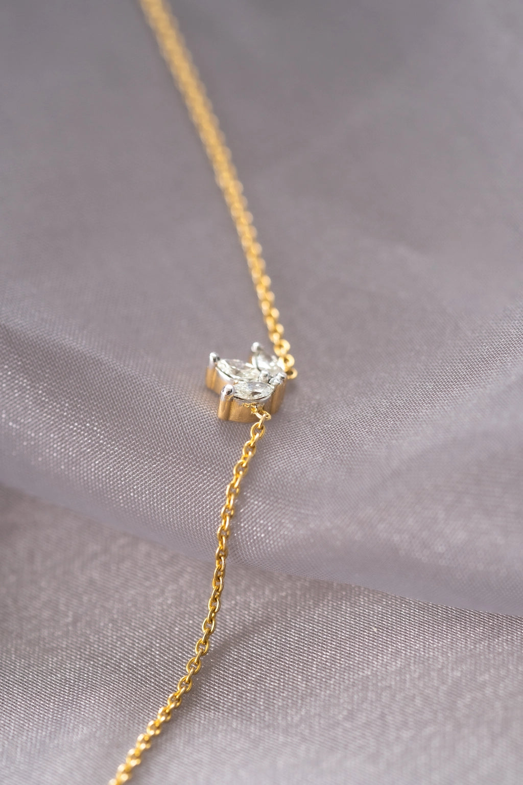 Marquise Diamond Anklet
