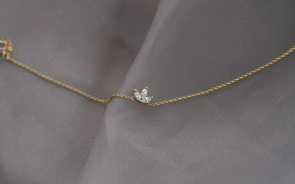 Marquise Diamond Anklet