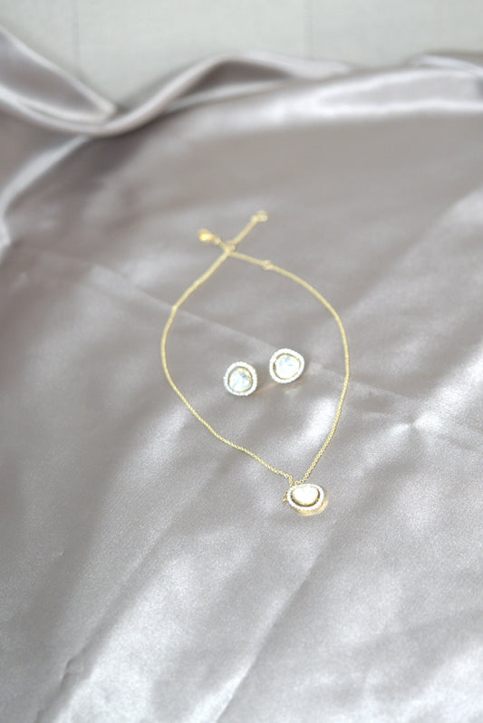 Uncut Diamond Necklace